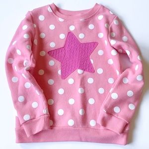 SALE 3/$25Jumping Beans Coral Pink Polka Dot Sweater